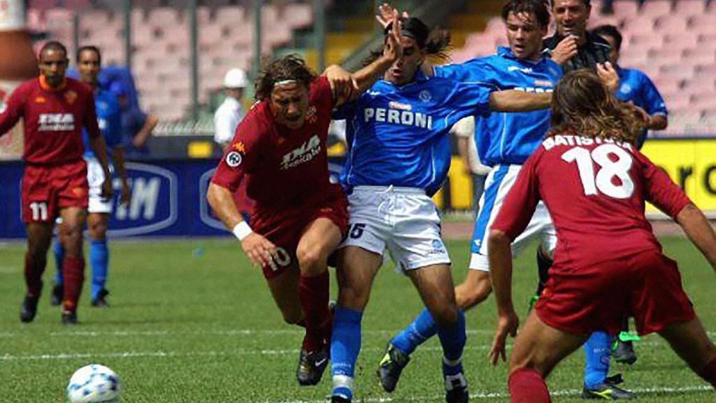 When they faced Roma on June 10, 2001 Napoli were in the middle of a desperate fight to avoid relegation, sitting third from last with 32 points