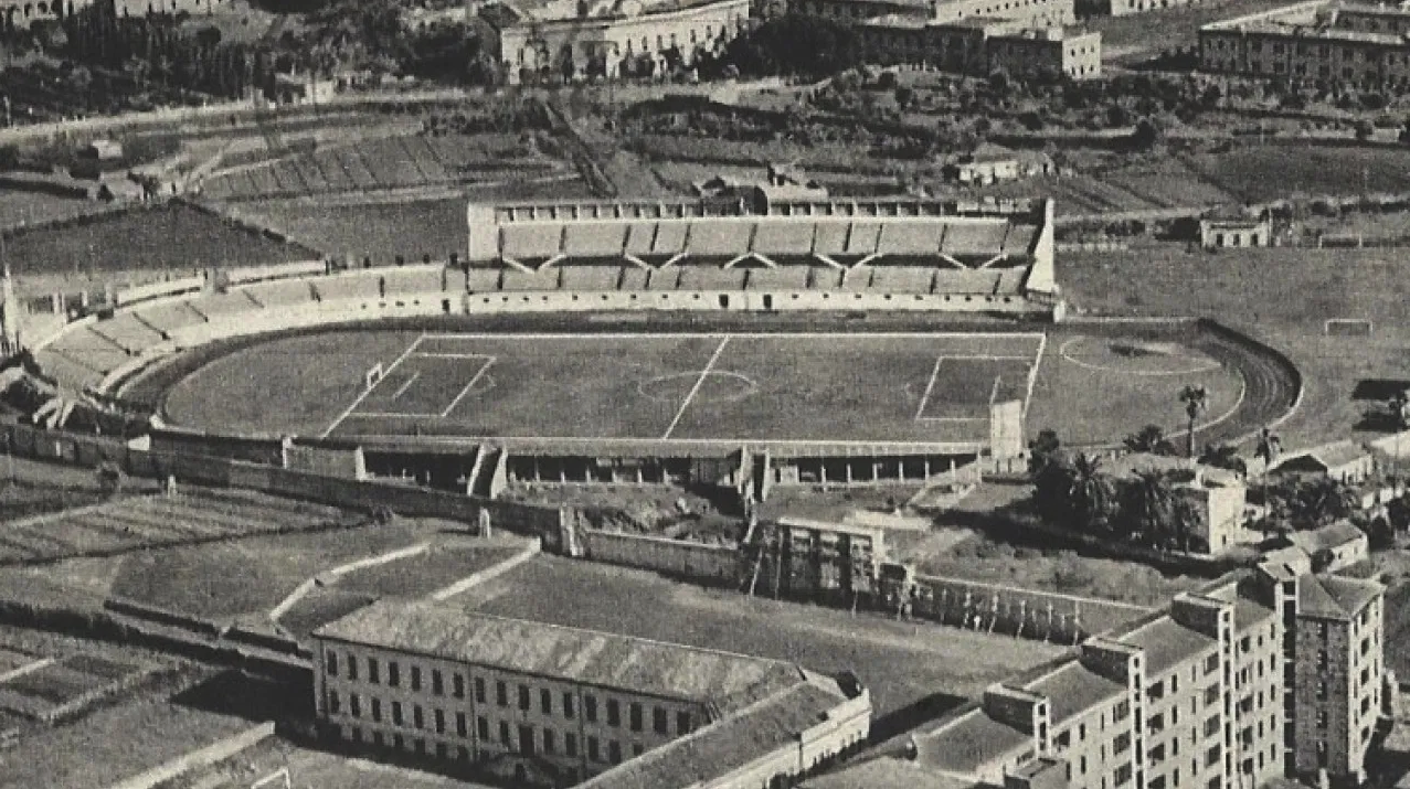 The original Cibali Stadium was completed in 1937 and already featured a north stands section, on top of the regular lateral stands