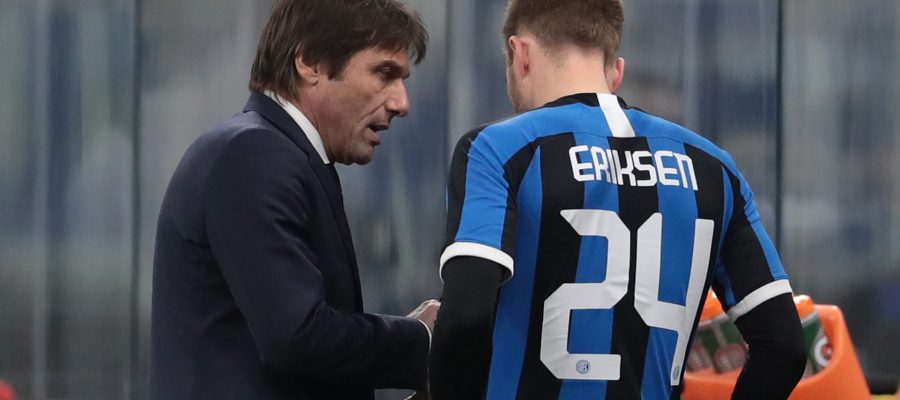 Eriksen Conte Serie A second half