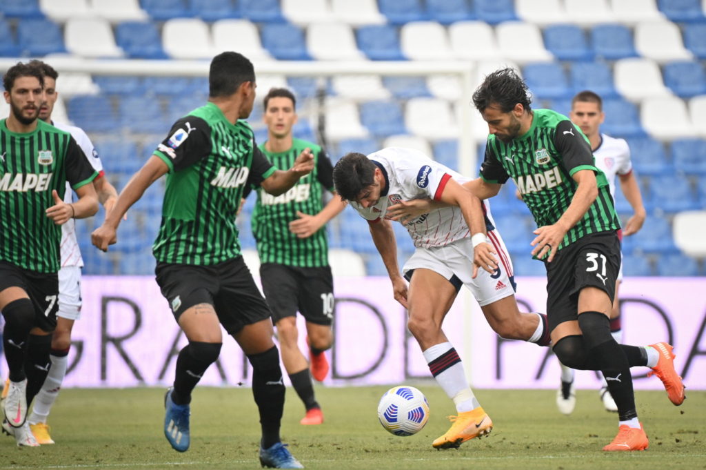 The Mapei Stadium-Cittá del Tricolore witnessed the first game of Sassuolo in the 2020-21 Serie A campaign as they welcomed Sardinian rivals Cagliari in high spirits