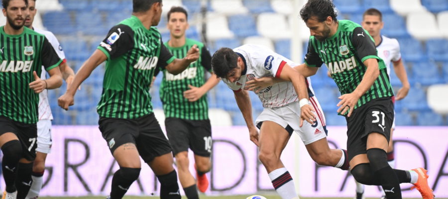 The Mapei Stadium-Cittá del Tricolore witnessed the first game of Sassuolo in the 2020-21 Serie A campaign as they welcomed Sardinian rivals Cagliari in high spirits