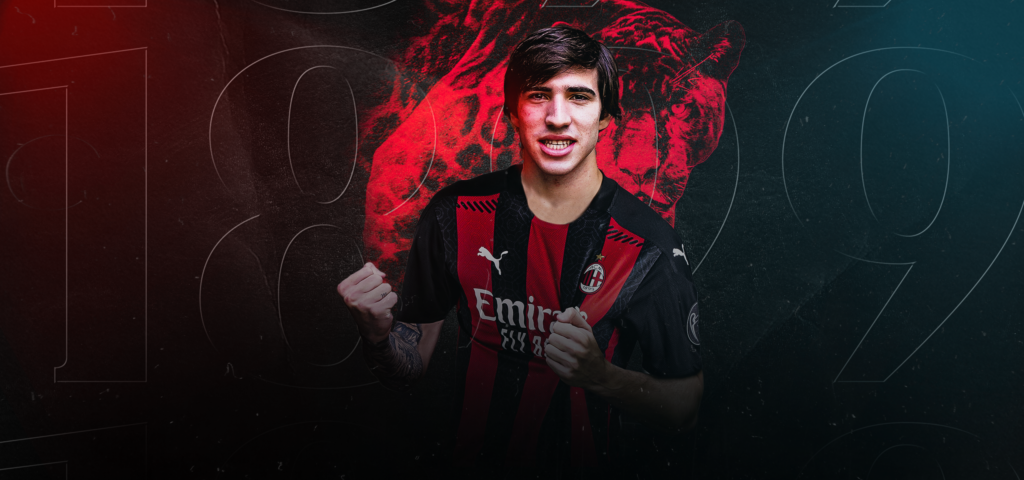 Sandro Tonali is officially a Milan player and he will take the number 8 jersey of Gennaro Gattuso