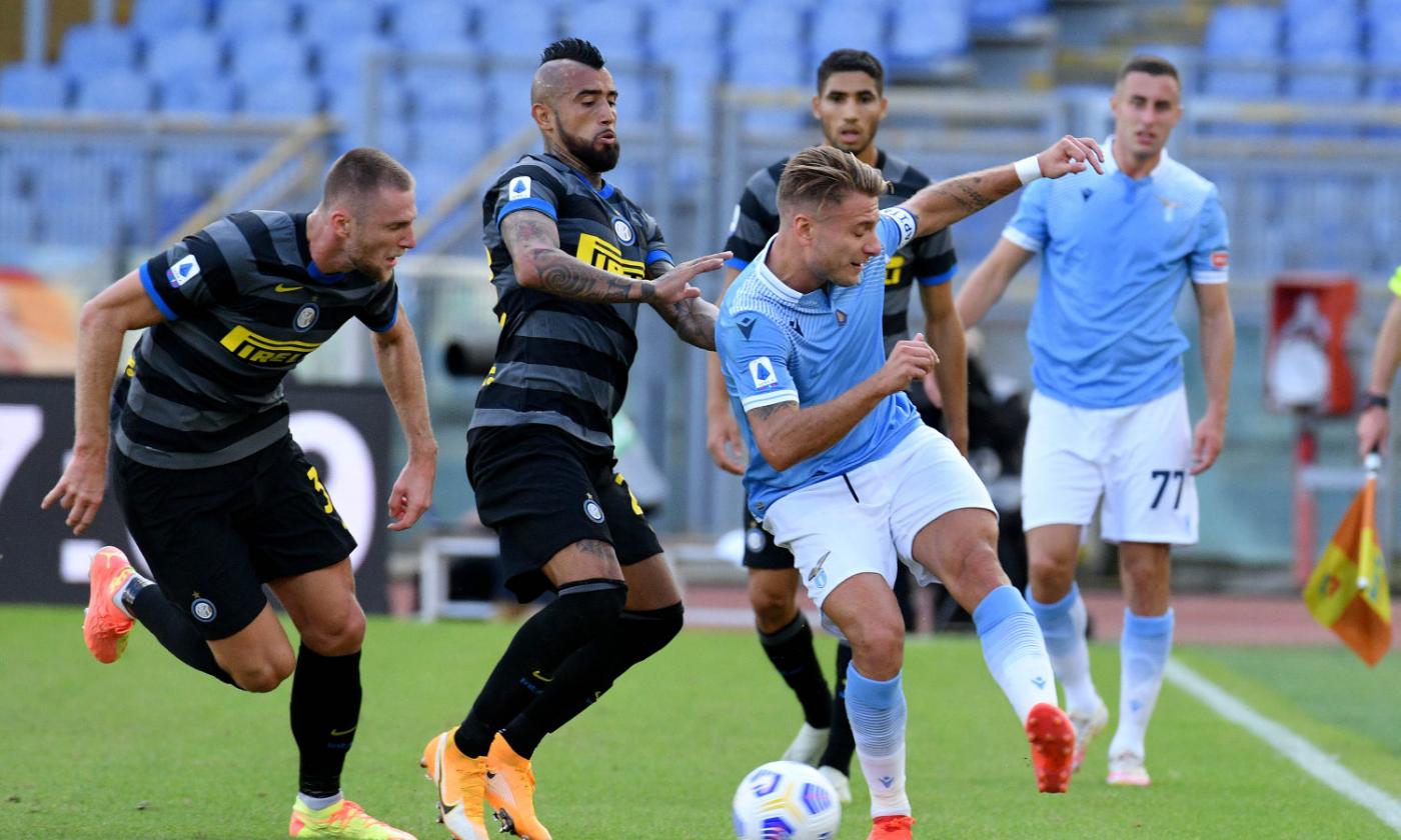 Lazio and Inter shared the spoils at the Stadio Olimpico in a match that saw two players sent off for what were some simply pathetic simulations