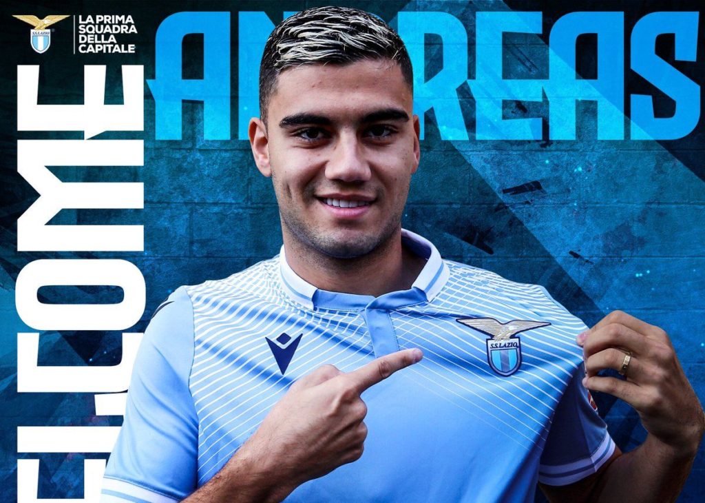 Lazio have secured Manchester United midfielder Andreas Pereira on a season-long loan deal.The 24-year-old played a big part in United's last campaign