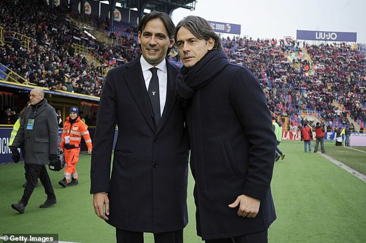 Despite his older brother Filippo being a more clinical striker, Simone Inzaghi has so far been the more prolific manager