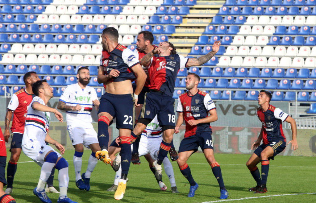 In the day of Gigi Riva's birthday, Cagliari beat Sampdoria 2-0 at the Sardegna Arena with goals from Joao Pedro and Nahitan Nandez