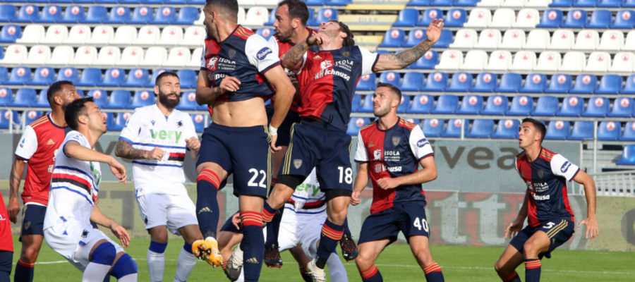 In the day of Gigi Riva's birthday, Cagliari beat Sampdoria 2-0 at the Sardegna Arena with goals from Joao Pedro and Nahitan Nandez