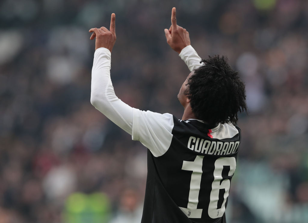 Cuadrado gets the highest the score in our Juventus Vs Torino player ratings 