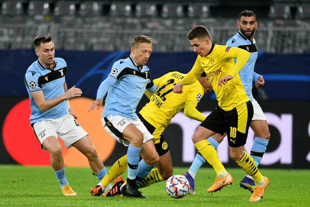 At the Signal Iduna Park in Dortmund, Lazio snatched a key point on the way to qualifying for the Champions League Knockout Stage