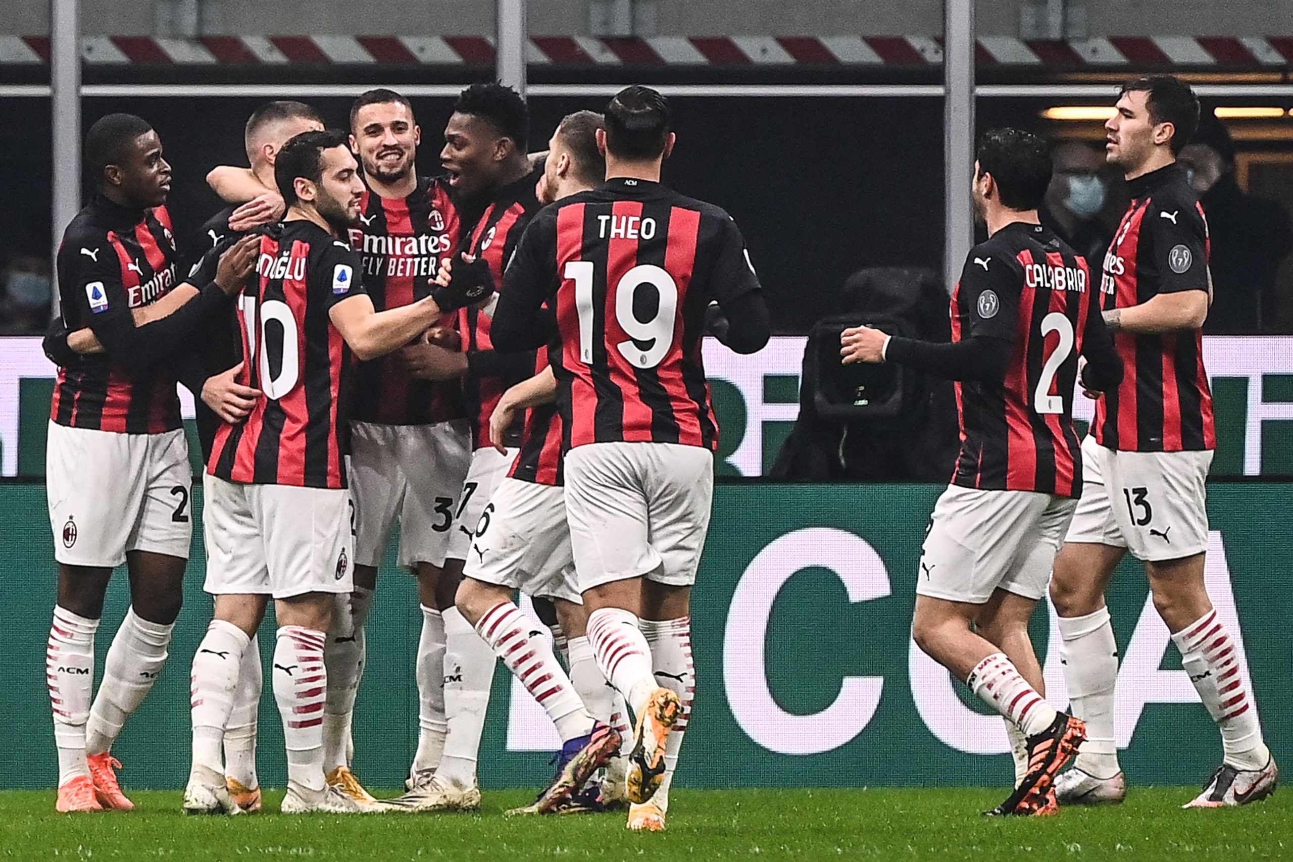 At the end of 3-2 thriller against Lazio in Serie A Round 14, Milan ended their year on a high note, wrapping their 16th match in row with 2 or more goals