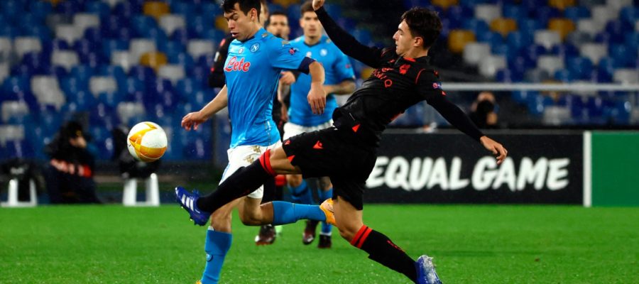 One day after the elimination of Inter from all European competitions, all Italian eyes were focused on Napoli on Thursday night