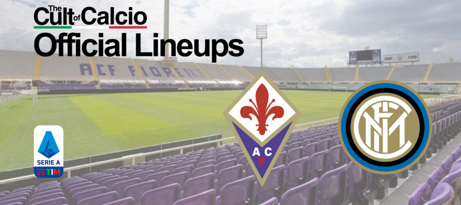 In Serie A Round 21, Fiorentina welcome Inter at the Artemio Franchi Stadium and here are the official lineups for both sides