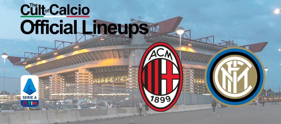 The lineups for Milan and Inter in the upcoming Derby di Milano have been officially confirmed by both clubs. Here is how they will play today
