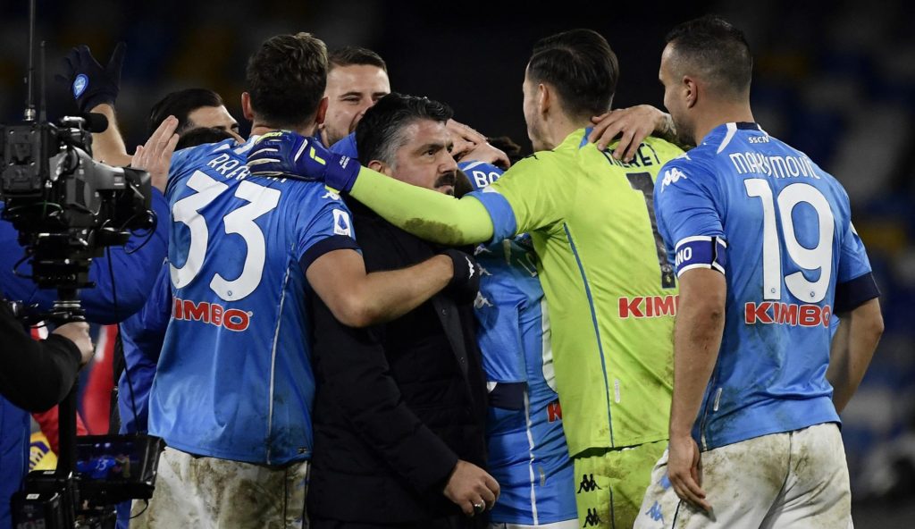 Surprise at the Armando Maradona Stadium as Napoli shocked Juventus with a Lorenzo Insigne converted penalty to grab the three points on offer