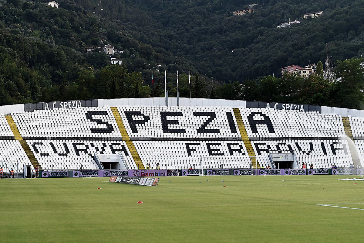 Vincenzo Italiano Coach (Spezia) during the Italian Serie B Play