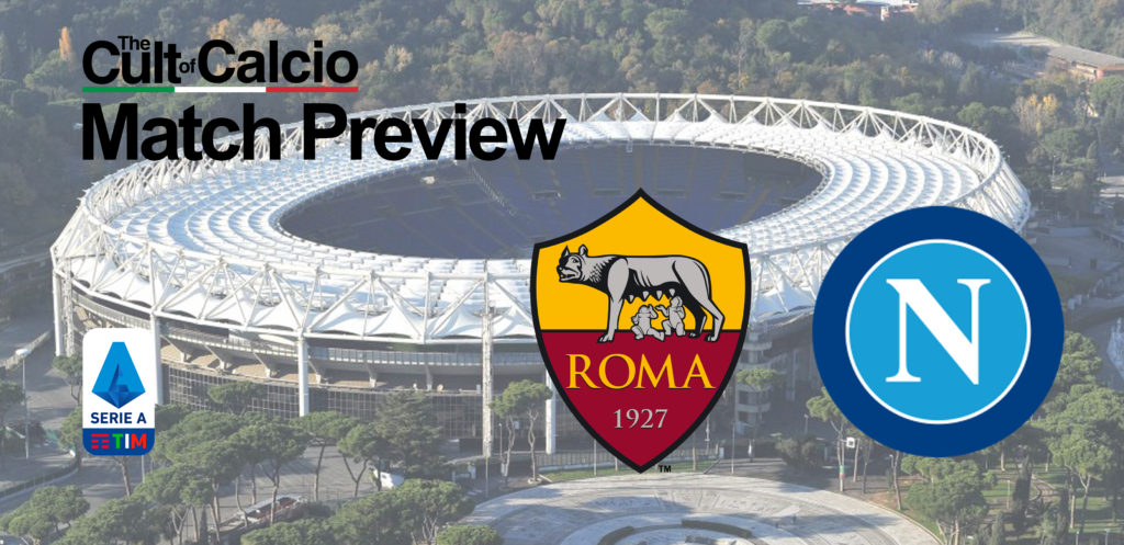 In Round 28 of Serie A, Roma welcome Napoli at the Stadio Olimpico in a crucial battle for one of the four Champions League spots