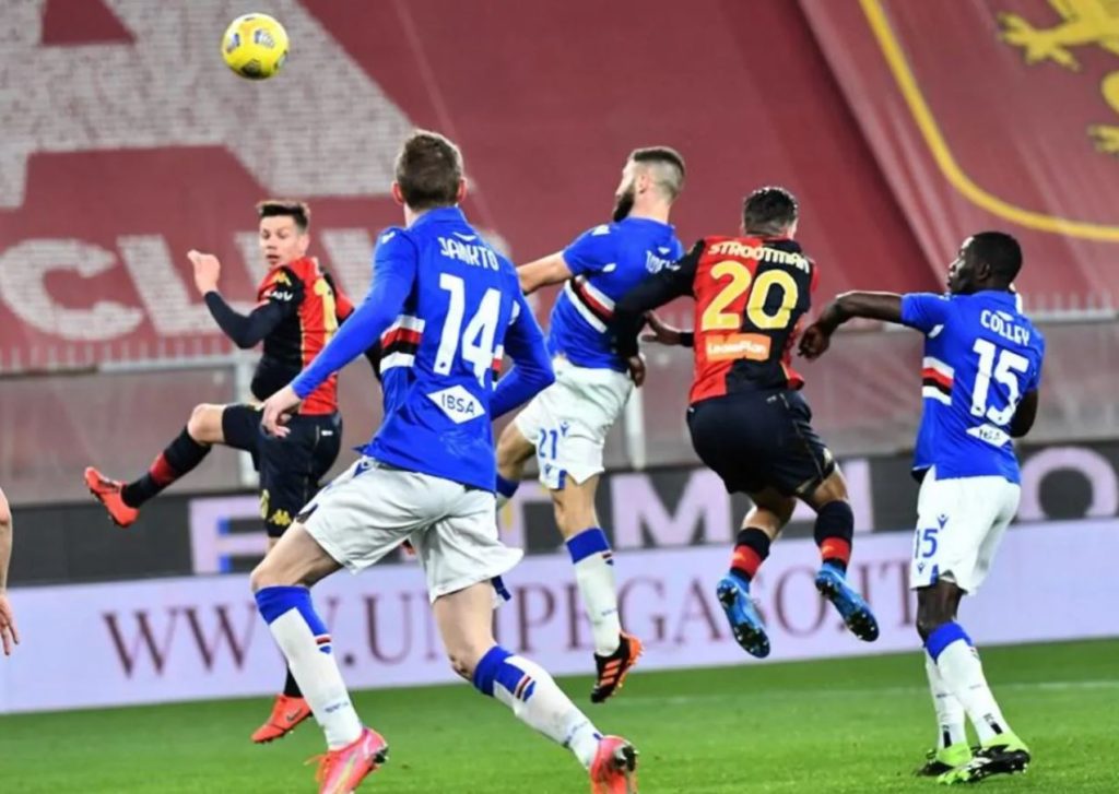 Genoa and Sampdoria shared the spoils in a vibrant edition of the Derby della Lanterna as Lorenzo Tonelli equalized Davide Zappacosta's lead for the Rossoblu