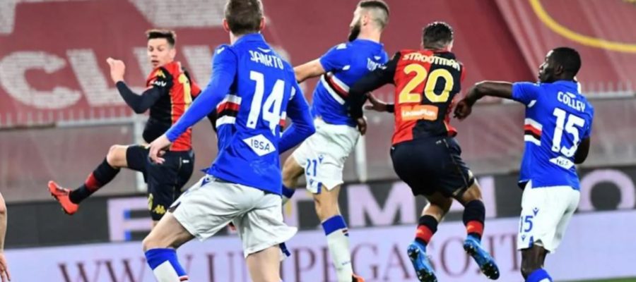 Genoa and Sampdoria shared the spoils in a vibrant edition of the Derby della Lanterna as Lorenzo Tonelli equalized Davide Zappacosta's lead for the Rossoblu