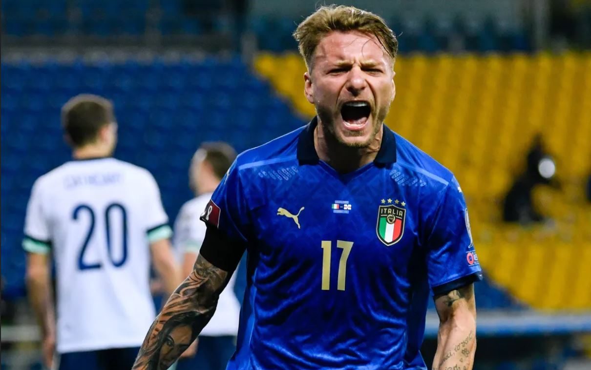Roberto Mancini's Italy disposed of a modest Northern Ireland side with goals from Domenico Berardi and Ciro Immobile in their World Cup Qualifiers opener