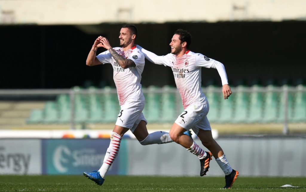 Milan put together an impressive performance on Sunday as they returned from Verona with a 0-2 win that reduced their gap from Inter to three points only.