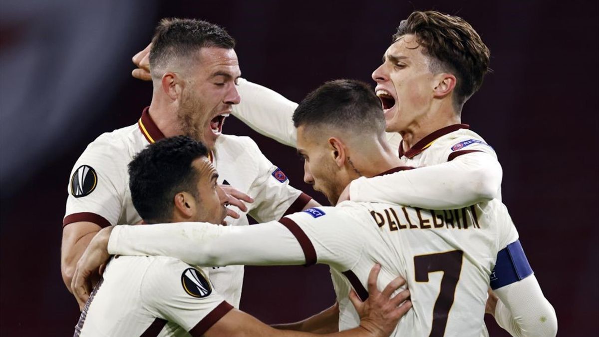 Roma came from behind on Thursday night to snatch a precious 1-2 away win to Ajax that put them closer to the Semi Finals of the Europa League