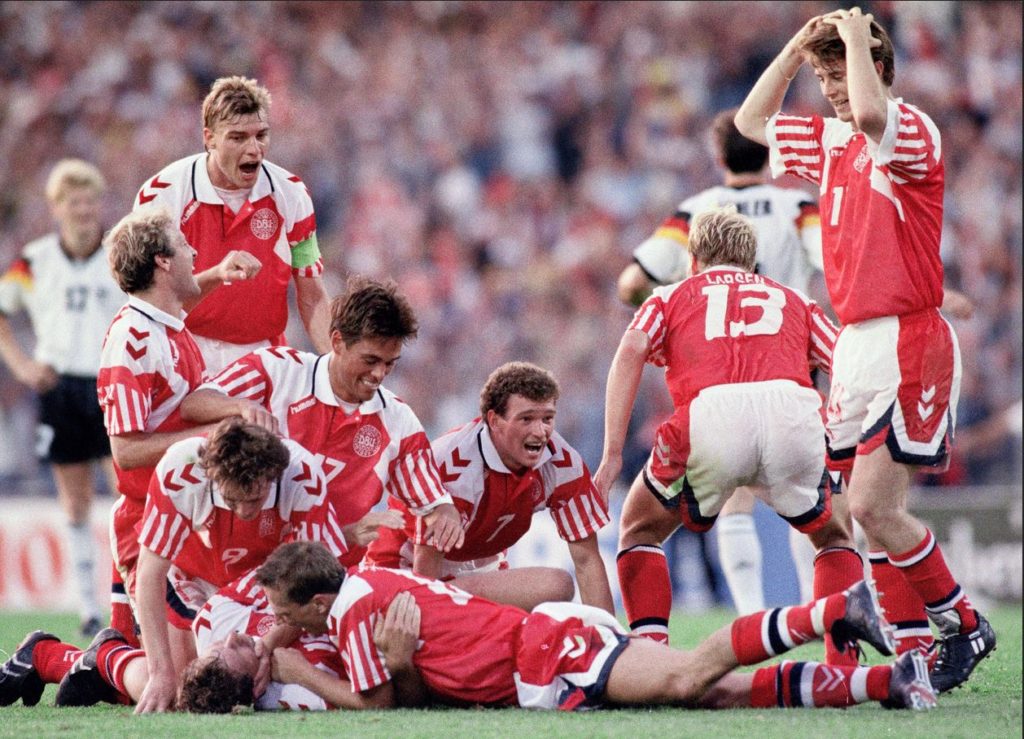 Denmark, a team that was not even supposed to be in the tournament, shocked the football world by winning the 1992 European Championship