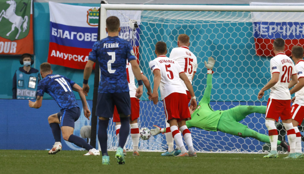 Slovakia had the upper hand against Poland in the first game of Group E at Euro 2020, claiming all three points on offer by a 2-1 score
