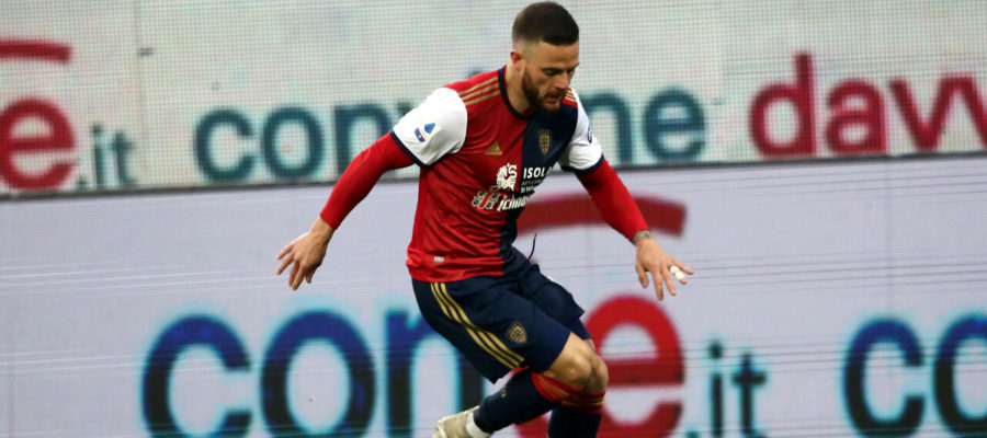 Nahitan Nandez of Cagliari looks on during the Serie A match