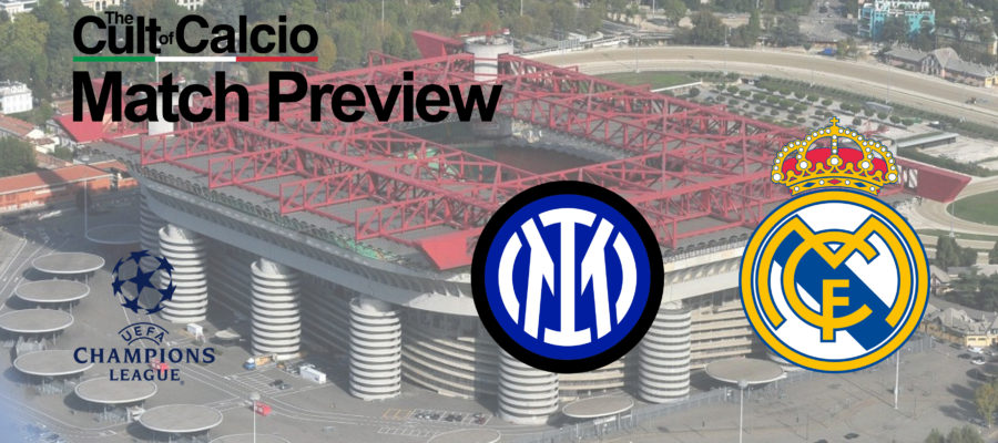 Real Madrid will face Inter to kick-off Group D’s first of two showdown matches – the second consecutive season the two European giants face each other