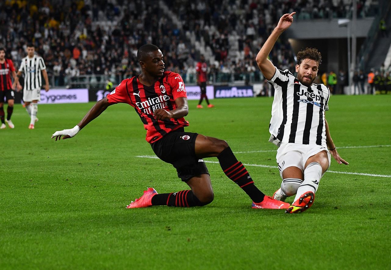 The big match of Serie between Juventus and Milan ended in a 1-1 stalemate that would be of little help to either team if this wasn't start of the season