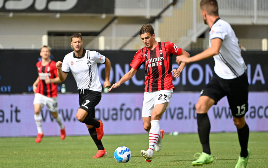 Milan traveled to Spezia and accomplished the mission with a 1-2 powered by Daniel Maldini's first Serie A goal and a late Brahim Diaz winner