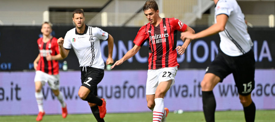 Milan traveled to Spezia and accomplished the mission with a 1-2 powered by Daniel Maldini's first Serie A goal and a late Brahim Diaz winner