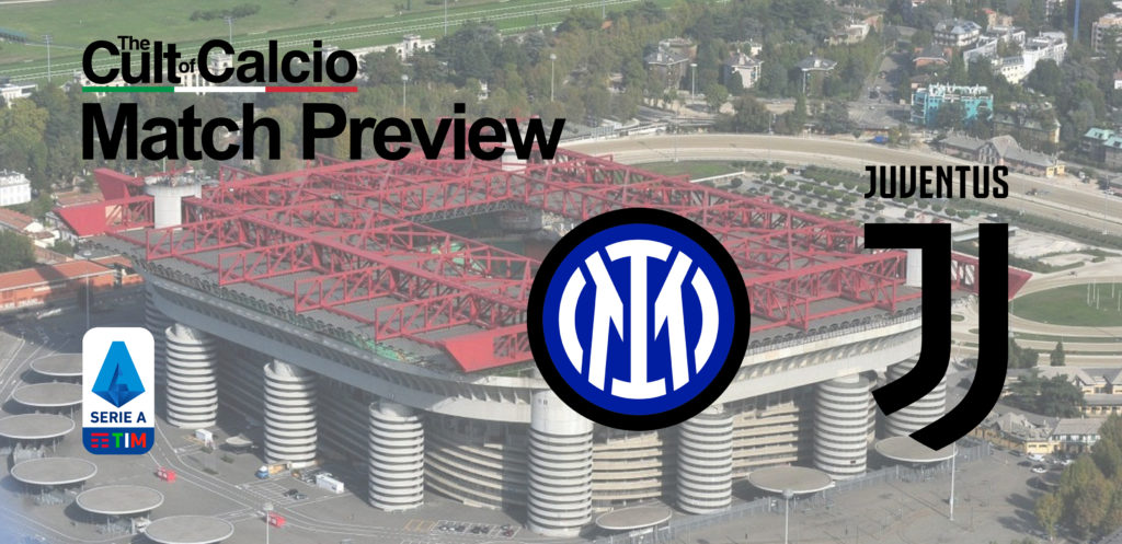 The first Derby d'Italia of the season pits reigning Serie A holders Inter against record-time Italian champions Juventus at the Giuseppe Meazza