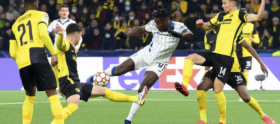 Atalanta could not overcome Young Boys in Bern on Tuesday night as they were held to a 3-3 draw in the fifth match of Champions League Group F