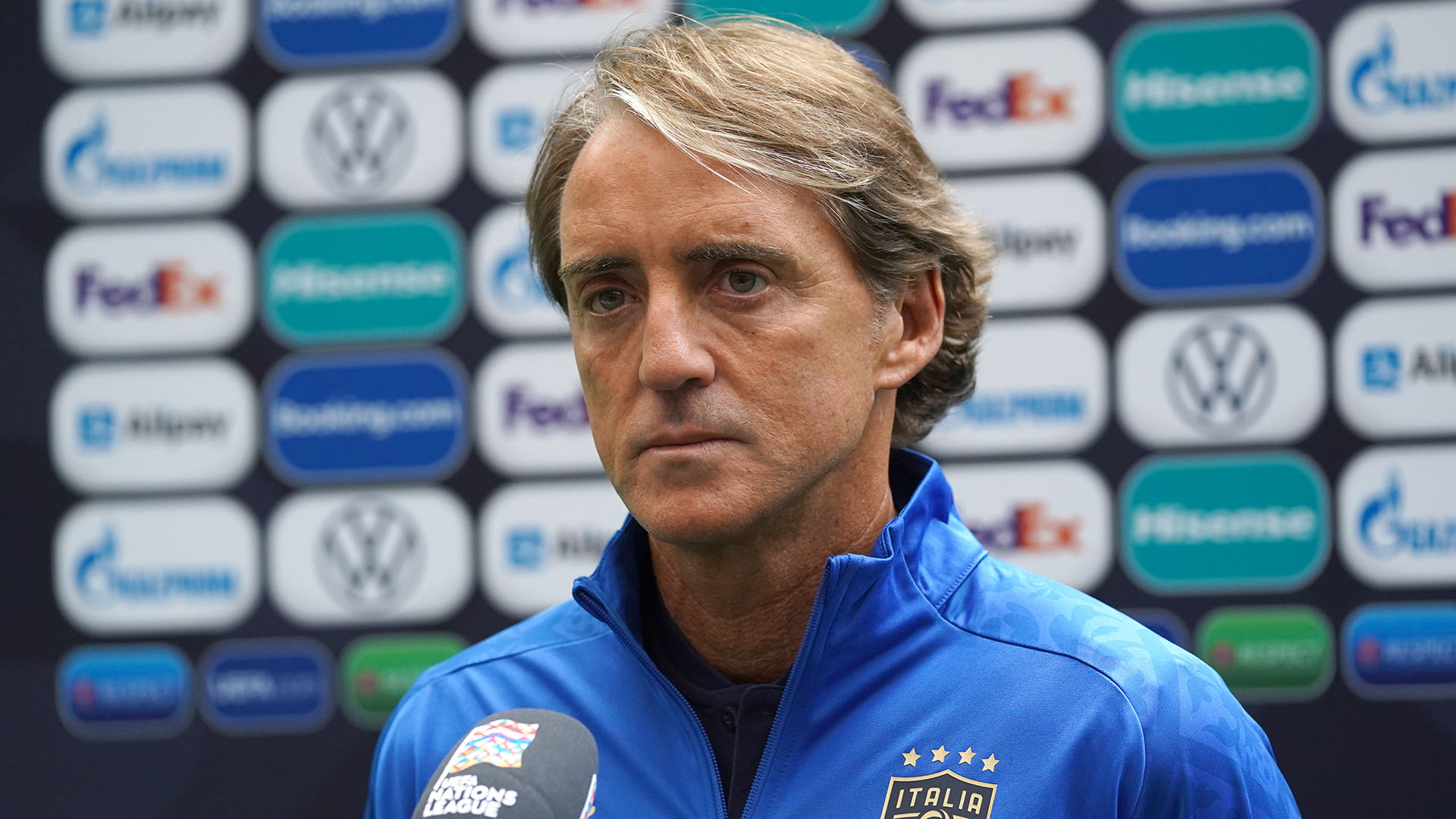 Despite having to go through the playoffs, Roberto Mancini is confident Italy will make it to the World Cup and maybe even win it.