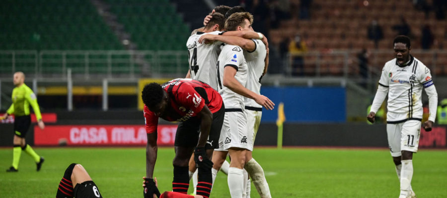 Spezia pulled off an incredible comeback and took home all three points on offer with a 1-2 win as Milan squandered a major chance to overtake Inter