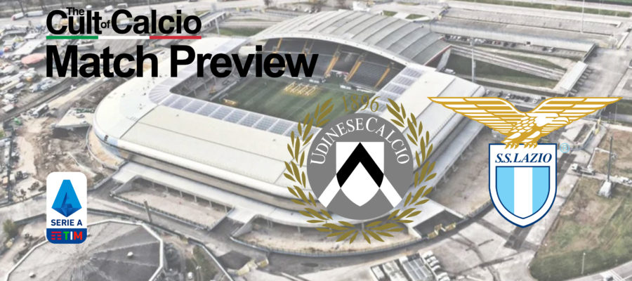 Sunday's Serie A action closes out at the Dacia Arena is out-of-sorts Udinese take on European contenders Lazio in a high-stake encounter