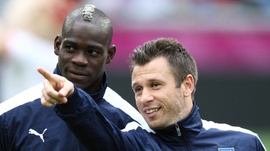 Cassano Balotelli Italian football bad boys