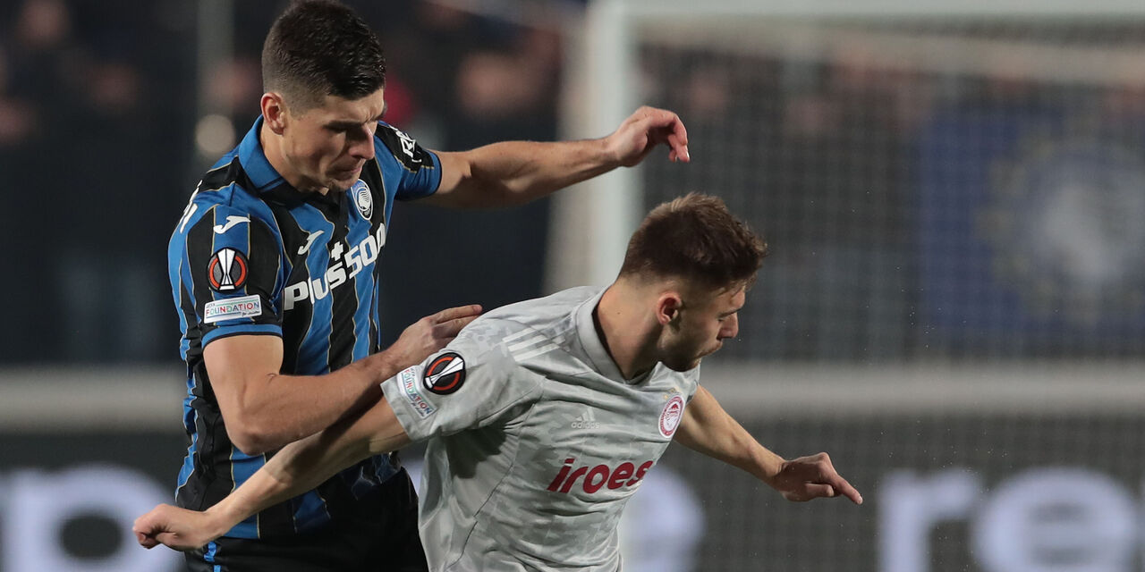 Berat Djimsiti saved Atalanta on Thursday with a three-minute brace that helped La Dea overturn the 1st leg of their Europa League game against Olympiacos