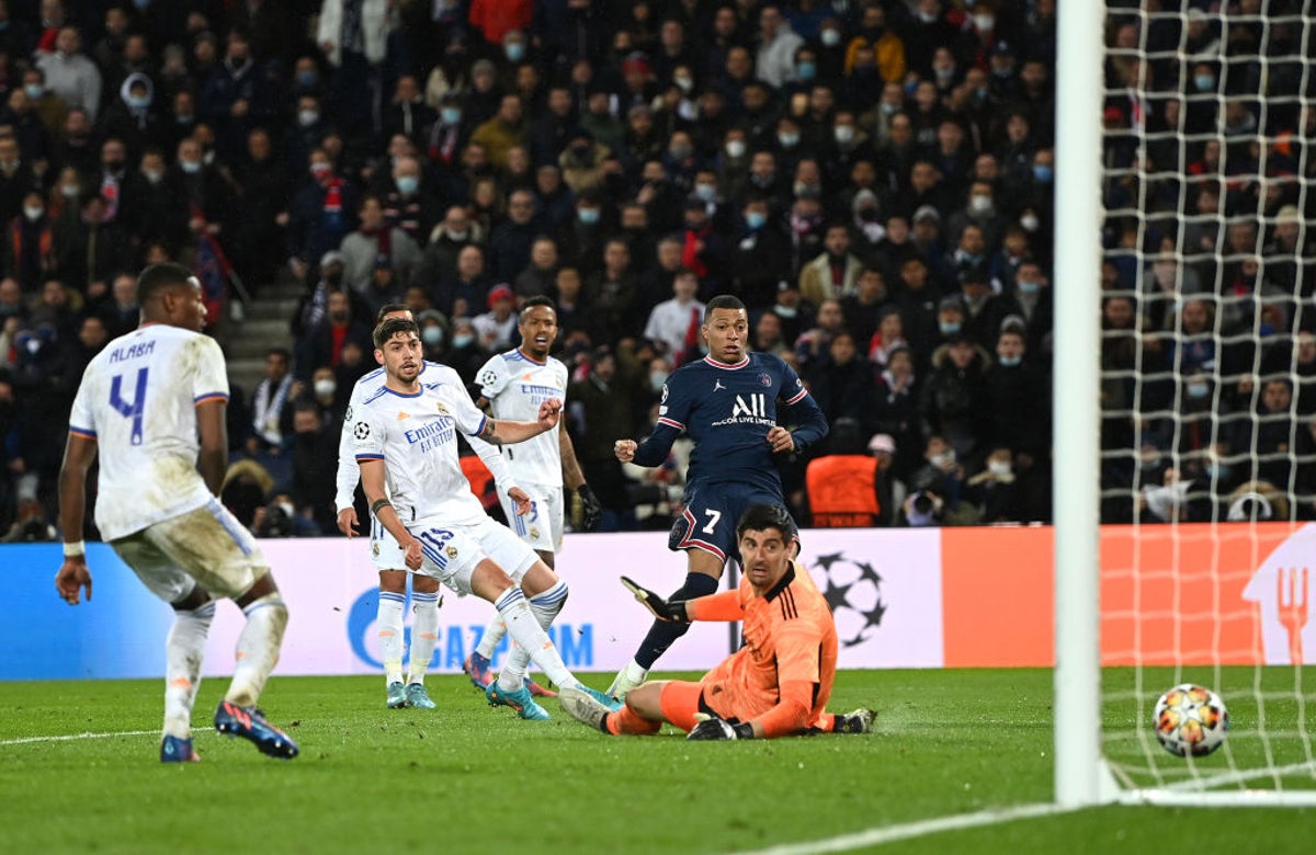 A last-gasp effort from Kylian Mbappé earned PSG a well deserved win in the first leg or their Champions League Round of 16 match-up against Real Madrid