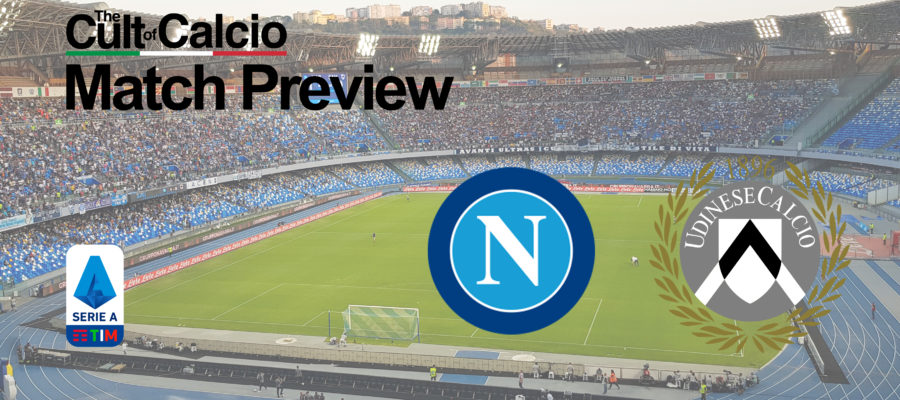 Saturday's Serie A action gets underway at the Stadio Diego Armando Maradona, where second-placed Napoli entertain 14th-placed Udinese