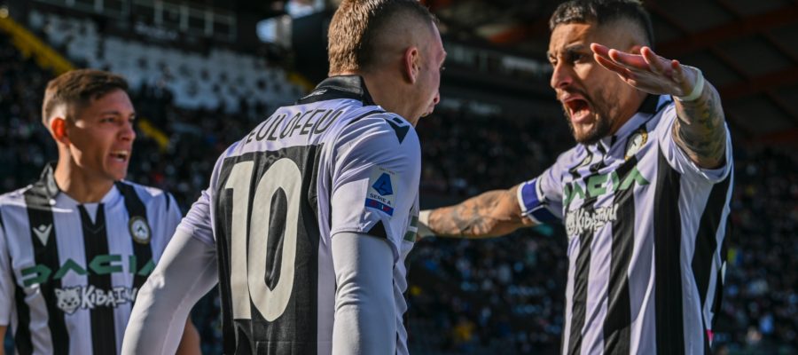Udinese claimed three vital points in the first match of Serie A Round 28 as they beat Sampdoria with goals from Destiny Udogie and Gerard Deulofeu