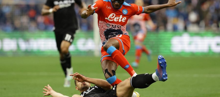 Osimhen had a devastating impact on Saturday afternoon's game at the Maradona Stadium as he helped Napoli come from behind and overcome Udinese