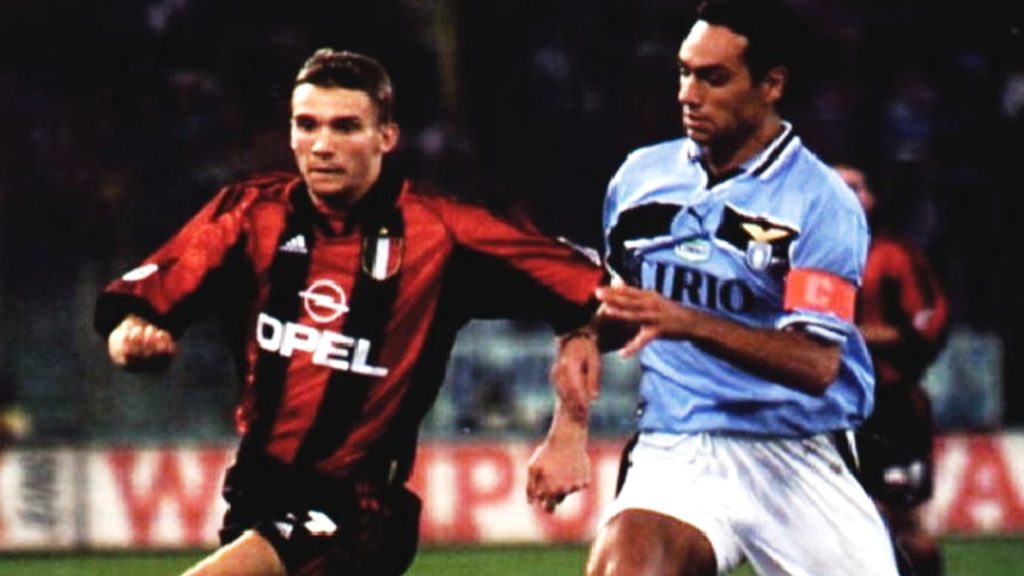 On October 5, 1999, Lazio and Milan delighted their fans with a spectacular 4-4 goal-fest featuring three goals from Rossoneri new star Andriy Shevchenko