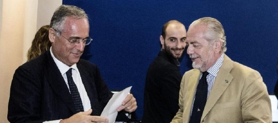 Lazio and Napoli owners Claudio Lotito and Aurelio De Laurentiis recently had dinner in Naples to discuss football politics and transfer market.