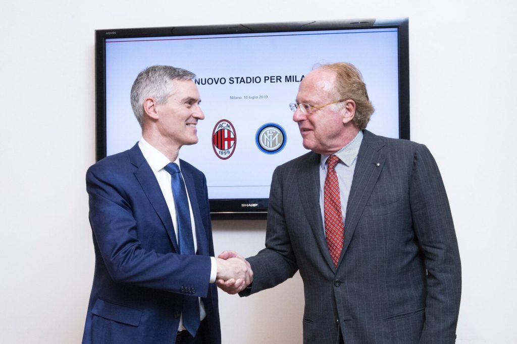 Milan and Inter are in a hurry to get things started on the new stadium and corroborated the notion that they are willing to build it outside of the city.