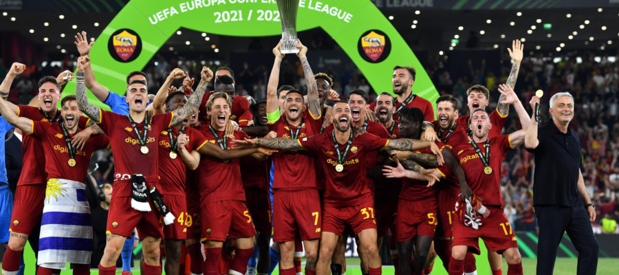 Roma won the inaugural edition of the Conference League as they beat Feyenoord with a lone goal from Nicolò Zaniolo at the Kombetare Arena in Tirana