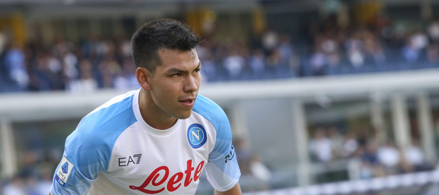 Hirving Lozano was expected to start against Frosinone, replacing the banged-up Khvicha Kvaratshkelia on the left wing but spent the match on the bench.