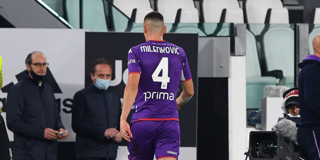 Nikola Milenkovic subbed off early against Juventus and will have to sit out multiple matches because of a relatively minor thigh injury.
