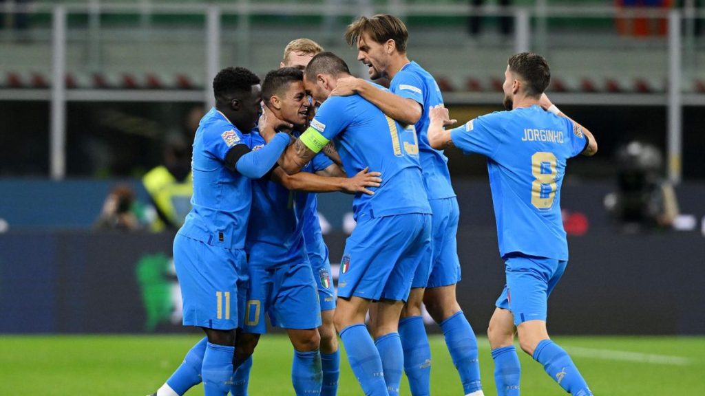 Italy England Raspadori Bonucci